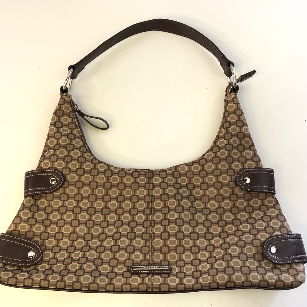 Nine West Tan & Brown Hobo Bag Purse